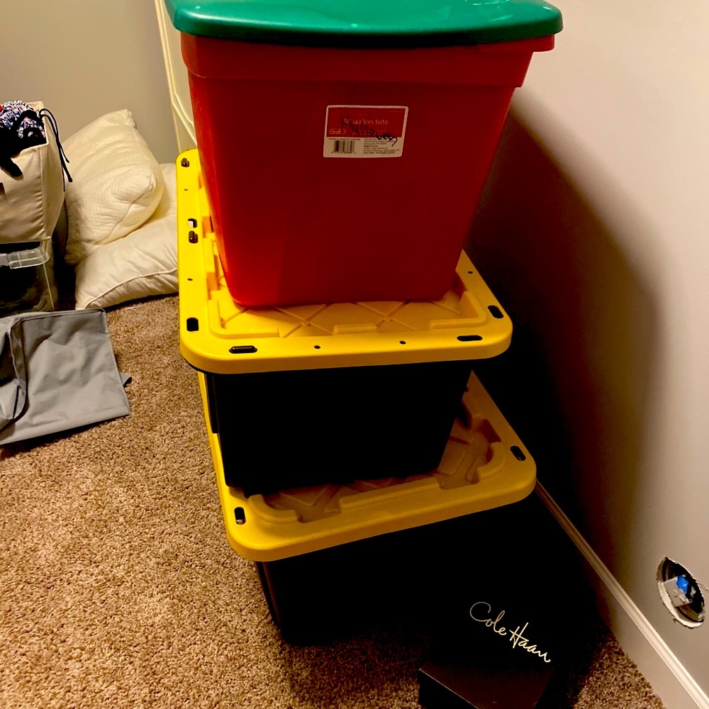 I have 3 bins of clothing that is worth over 5-7,000.
